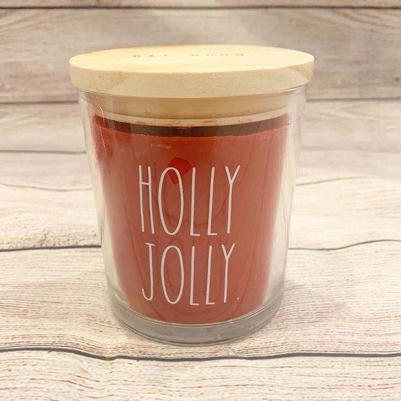 Rae Dunn Other - RAE DUNN Holly Jolly Christmas Scented Candle Red